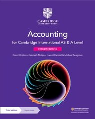 Cambridge International AS & A Level Accounting Coursebook with Digital Access (2 Years) 3rd Revised edition kaina ir informacija | Ekonomikos knygos | pigu.lt