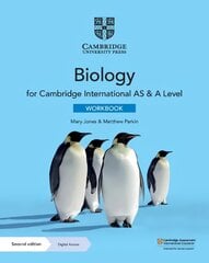 Cambridge International AS & A Level Biology Workbook with Digital Access (2 Years) 2nd Revised edition kaina ir informacija | Ekonomikos knygos | pigu.lt