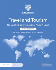 Cambridge International AS and A Level Travel and Tourism Coursebook with Digital Access (2 Years) 3rd Revised edition kaina ir informacija | Ekonomikos knygos | pigu.lt