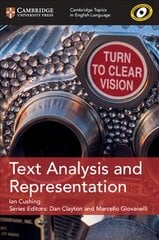 Text Analysis and Representation New edition, Text Analysis and Representation цена и информация | Пособия по изучению иностранных языков | pigu.lt