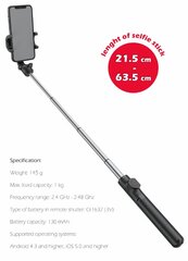 Swissten Aluminum Tripod kaina ir informacija | Asmenukių lazdos (selfie sticks) | pigu.lt