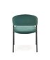 2-jų kėdžių komplektas Halmar K473, žalias kaina ir informacija | Virtuvės ir valgomojo kėdės | pigu.lt