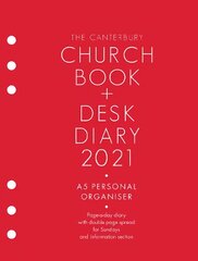 Canterbury Church Book & Desk Diary 2021 A5 Personal Organiser Edition kaina ir informacija | Dvasinės knygos | pigu.lt