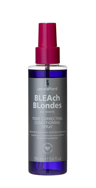 Geltonus atspalvius neutralizuojanti priemonė Lee Stafford Bleach Blondes Ice White, 150ml цена и информация | Balzamai, kondicionieriai | pigu.lt