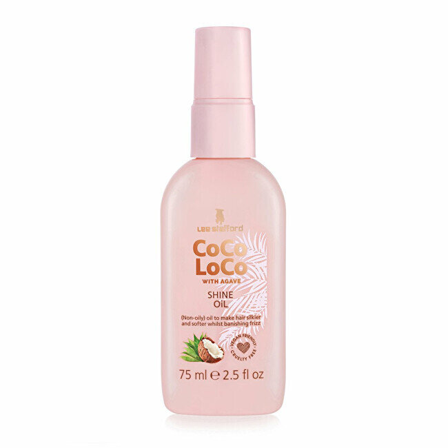 Plaukų aliejus Lee Stafford Coco LOCO With Agave Shine Oil, 75ml kaina ir informacija | Priemonės plaukų stiprinimui | pigu.lt