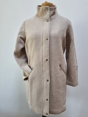 Paltas moterims Dress In 2127-4849, smėlio spalvos kaina ir informacija | Paltai moterims | pigu.lt