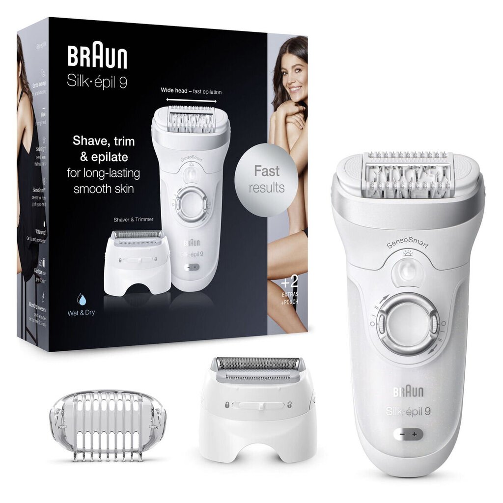 Braun Silk-épil 9 9-705 цена и информация | Epiliatoriai | pigu.lt