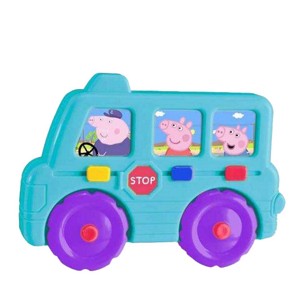 Autobusas Peppa Pig kaina ir informacija | Lavinamieji žaislai | pigu.lt