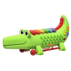 Muzikinis žaislas Krokodilas Ksilofonas, Fisher Price kaina ir informacija | Žaislai kūdikiams | pigu.lt