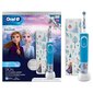 Oral-B D100 Kids Frozen цена и информация | Elektriniai dantų šepetėliai | pigu.lt