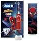 Oral-B D100 Kids Spiderman цена и информация | Elektriniai dantų šepetėliai | pigu.lt