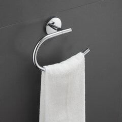 Вешалка для полотенец Confortime, 47,5 x 6 x 4 см цена и информация | Набор акскссуаров для ванной | pigu.lt