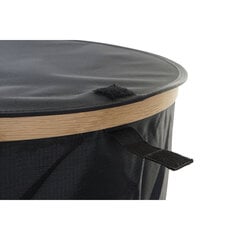 Бельевая корзина DKD Home Decor, чёрный дуб, фетр (44 x 44 x 57 см) цена и информация | Аксессуары для ванной комнаты | pigu.lt
