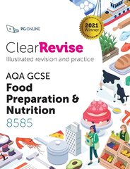 ClearRevise AQA GCSE Food Preparation and Nutrition 8585 2021 kaina ir informacija | Knygos paaugliams ir jaunimui | pigu.lt