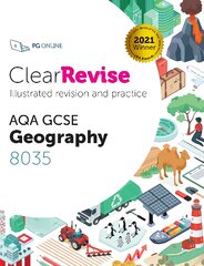 ClearRevise AQA GCSE Geography 8035 Large type / large print edition kaina ir informacija | Knygos paaugliams ir jaunimui | pigu.lt