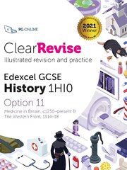 ClearRevise Edexcel GCSE History 1HI0 Medicine in Britain kaina ir informacija | Knygos paaugliams ir jaunimui | pigu.lt