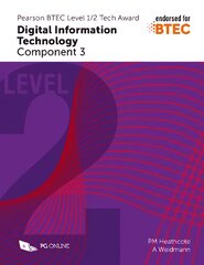 Pearson BTEC Level 1/2 Tech Award in Digital Information Technology:   Component 3 2019 цена и информация | Книги для подростков  | pigu.lt