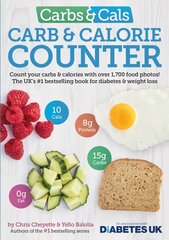 Carbs & Cals Carb & Calorie Counter: Count Your Carbs & Calories with Over 1,700 Food & Drink Photos! 6th Revised edition kaina ir informacija | Saviugdos knygos | pigu.lt