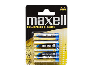 Maxell Super LR6 elementai, 4 vnt. kaina ir informacija | Elementai | pigu.lt