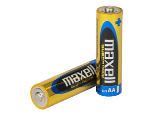 Maxell Super LR6 elementai, 4 vnt. цена и информация | Батарейки | pigu.lt