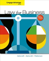 Cengage Advantage Books: Law for Business 19th edition цена и информация | Книги по экономике | pigu.lt