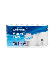 Buitinis popierius Paloma Multifun, 4 rulonai, 2 sluoksnių цена и информация | Туалетная бумага, бумажные полотенца | pigu.lt