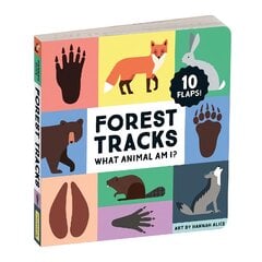Forest Tracks: What Animal Am I? Lift-the-Flap Board Book kaina ir informacija | Knygos paaugliams ir jaunimui | pigu.lt