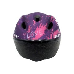 Детский регулируемый шлем Enero Love Kitty, S (47-49 см), фиолетовый цена и информация | Шлемы | pigu.lt