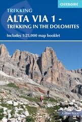 Alta Via 2 - Trekking in the Dolomites: Includes 1:25,000 map booklet. With Alta Vie 3-6 in outline 5th Revised edition цена и информация | Путеводители, путешествия | pigu.lt