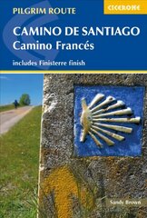 Camino de Santiago: Camino Frances: Guide and map book - includes Finisterre finish 2nd Revised edition цена и информация | Путеводители, путешествия | pigu.lt