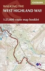 West Highland Way Map Booklet: 1:25,000 OS Route Mapping цена и информация | Путеводители, путешествия | pigu.lt