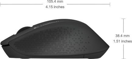 Logitech M280, juoda kaina ir informacija | Pelės | pigu.lt