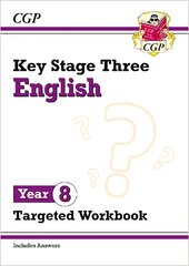 New KS3 English Year 8 Targeted Workbook with answers kaina ir informacija | Knygos paaugliams ir jaunimui | pigu.lt