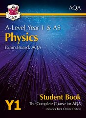 A-Level Physics for AQA: Year 1 & AS Student Book цена и информация | Развивающие книги | pigu.lt