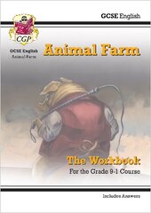 Grade 9-1 GCSE English - Animal Farm Workbook (includes Answers) kaina ir informacija | Knygos paaugliams ir jaunimui | pigu.lt