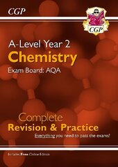 A-Level Year 2 Chemistry: AQA Complete Revision & Practice (with Online Edition) kaina ir informacija | Lavinamosios knygos | pigu.lt