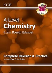 A-Level Chemistry: Edexcel Year 1 & 2 Complete Revision & Practice with   Online Edition цена и информация | Развивающие книги | pigu.lt