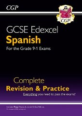 GCSE Spanish Edexcel Complete Revision & Practice (with Free Online Edition & Audio) цена и информация | Книги для подростков  | pigu.lt