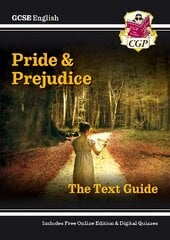 New GCSE English Text Guide - Pride and Prejudice includes Online Edition &   Quizzes цена и информация | Книги для подростков  | pigu.lt