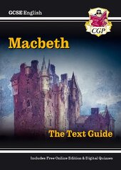 New GCSE English Shakespeare Text Guide - Macbeth includes Online Edition &   Quizzes, Pt. 1 & 2, Macbeth Text Guide цена и информация | Книги для подростков и молодежи | pigu.lt