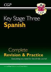 KS3 Spanish Complete Revision & Practice with Free Online Edition & Audio kaina ir informacija | Knygos paaugliams ir jaunimui | pigu.lt