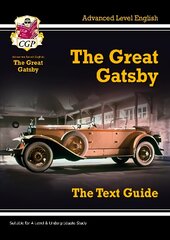 A-level English Text Guide - The Great Gatsby kaina ir informacija | Lavinamosios knygos | pigu.lt