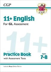 11+ English for GL Assessment: Practice Book with Assessment Tests - Ages 7-8 (with Online Edition) kaina ir informacija | Užsienio kalbos mokomoji medžiaga | pigu.lt