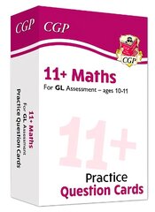 11plus GL Maths Revision Question Cards - Ages 10-11 цена и информация | Развивающие книги | pigu.lt