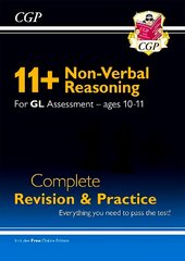 11plus GL Non-Verbal Reasoning Complete Revision and Practice - Ages 10-11   (with Online Edition) цена и информация | Развивающие книги | pigu.lt