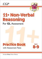 11plus GL Non-Verbal Reasoning Practice Book & Assessment Tests - Ages 8-9   (with Online Edition) цена и информация | Развивающие книги | pigu.lt