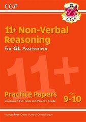 11plus GL Non-Verbal Reasoning Practice Papers - Ages 9-10 (with Parents' Guide   & Online Edition) цена и информация | Развивающие книги | pigu.lt