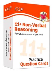 11plus GL Non-Verbal Reasoning Practice Question Cards - Ages 10-11 цена и информация | Развивающие книги | pigu.lt