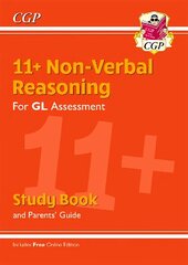 11plus GL Non-Verbal Reasoning Study Book (with Parents' Guide & Online Edition) цена и информация | Развивающие книги | pigu.lt