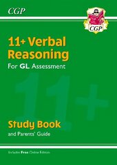 11plus GL Verbal Reasoning Study Book (with Parents' Guide & Online Edition) цена и информация | Развивающие книги | pigu.lt